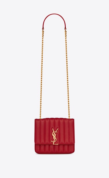 vicky medium in matelassé lambskin